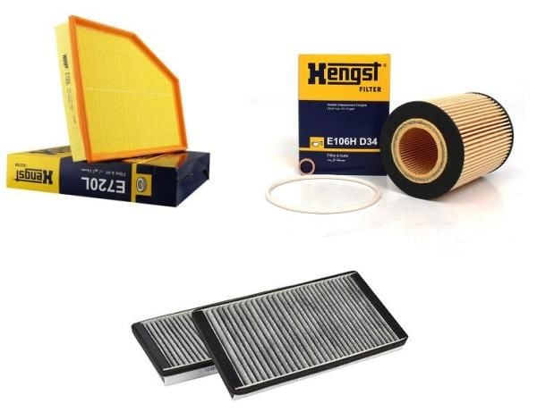 Bmw 5 Serisi E60 Kasa 520i Periyodik Bakım Filtre Seti E106HD34 - E720L - WPK210