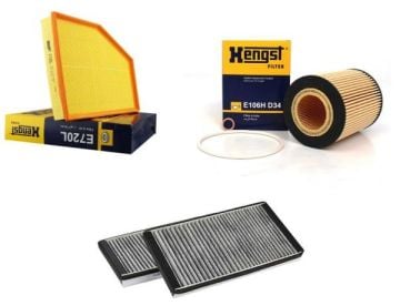 Bmw 5 Serisi E60 Kasa 520i Periyodik Bakım Filtre Seti E106HD34 - E720L - WPK210