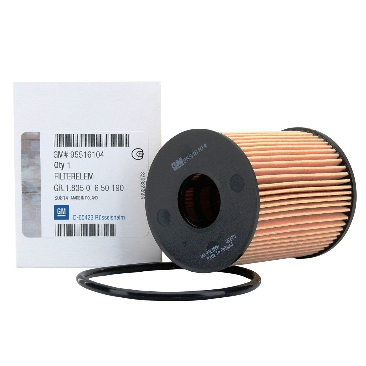 Opel Corsa E 1.3 Dizel Yağ Filtresi Orjinal 650206 - 55599959