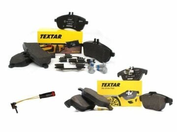 Mercedes W204 Kasa C250 Ön Ve Arka Fren Balata Seti Textar Marka 2425301 - 2430601 - F0300001