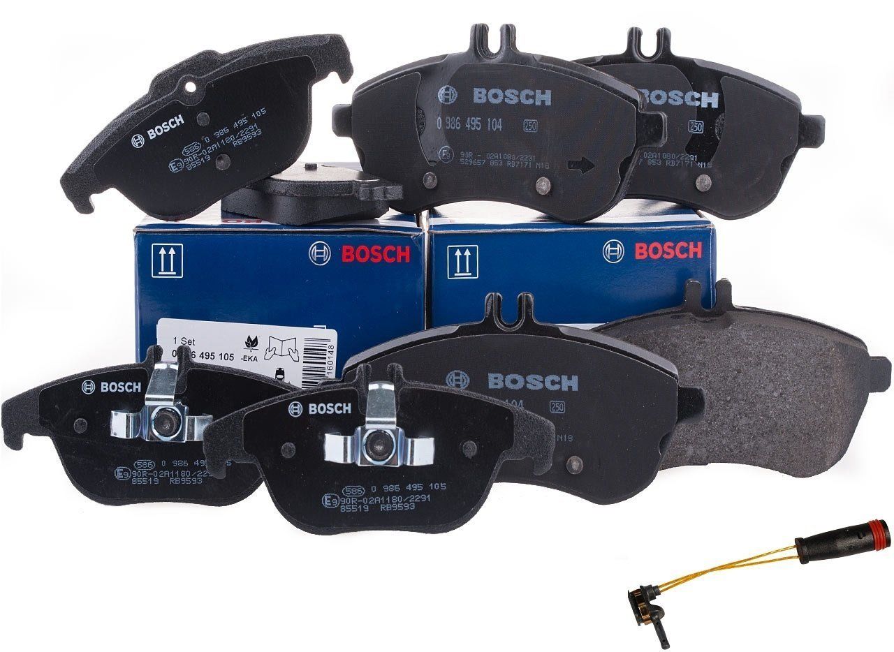 Mercedes W204 Kasa C230 Ön Ve Arka Fren Balata Seti Bosch Marka 0986495105 - 0986495104 -60-201-008 - F0300001
