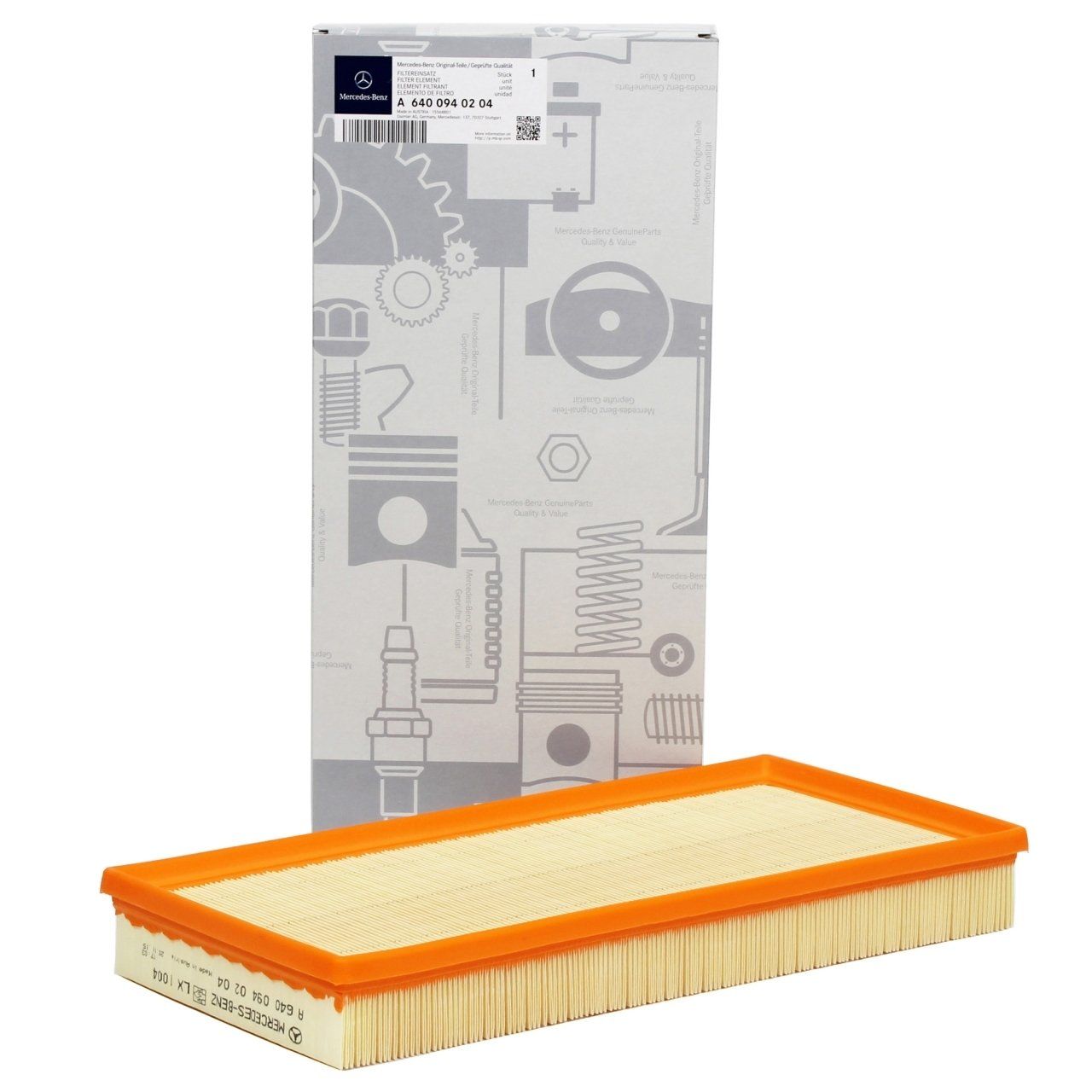 Mercedes W245 Kasa B180 CDİ Hava Filtresi Orijinal Mercedes A6400940204