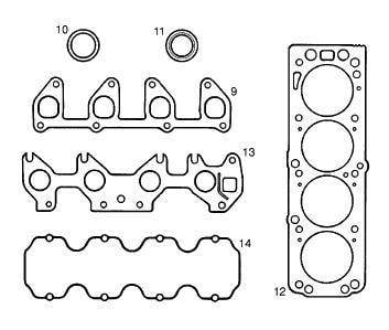 Opel Astra F C16SE Üst Takım Conta 1606729