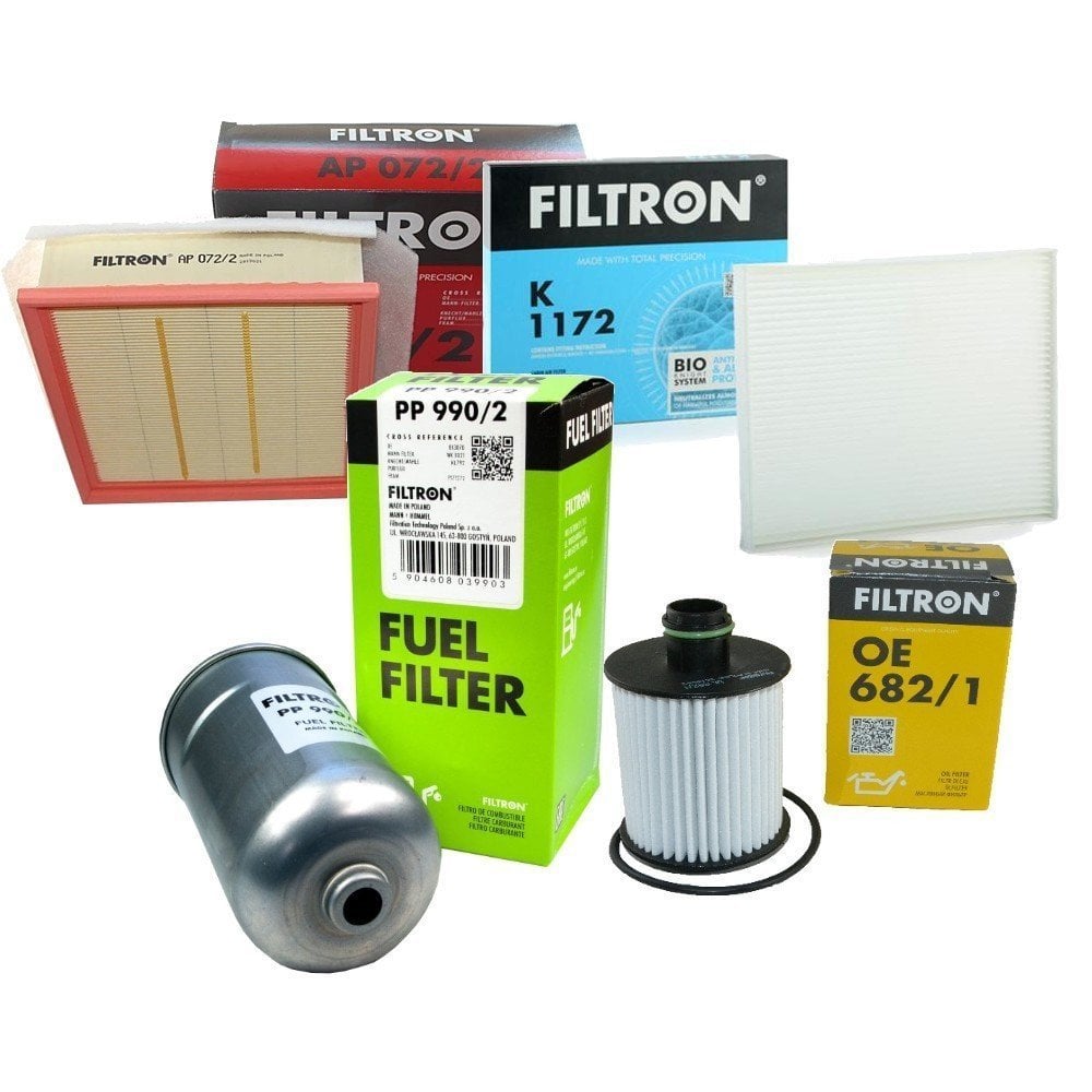 Opel Corsa D 1.3 Dizel Euro 5 Motor Periyodik Bakım Filtre Seti Filtron Marka