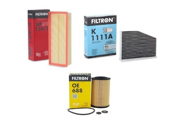 Volkswagen Jetta 1.6 TDI Periyodik Bakım Filtre Seti (Yakıt Hariç) Filtron Marka AP1392 - K1111A - OE688