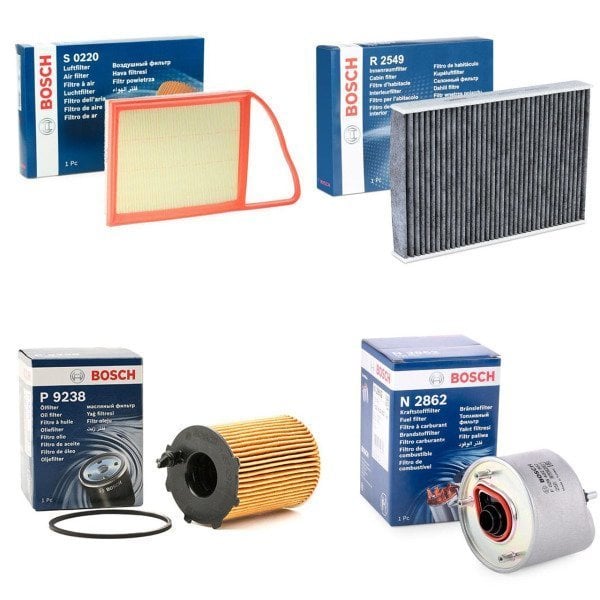 Peugeot 508 1.6 Hdi Euro5 Periyodik Yağ Bakım Filtre Seti Bosch Marka S0220 - R2549 - S0220 - N2862