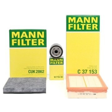 Volkswagen Bora 1.6 (AKL-BFQ) Bakım Filtre Seti Mann Marka CUK2862 - W71930 - C37153