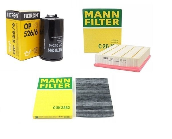 Volkswagen Passat 1.8 T Benzinli Motor Filtre Bakım Seti (Yakıt Hariç) OP5266 - CUK2882 - C26168