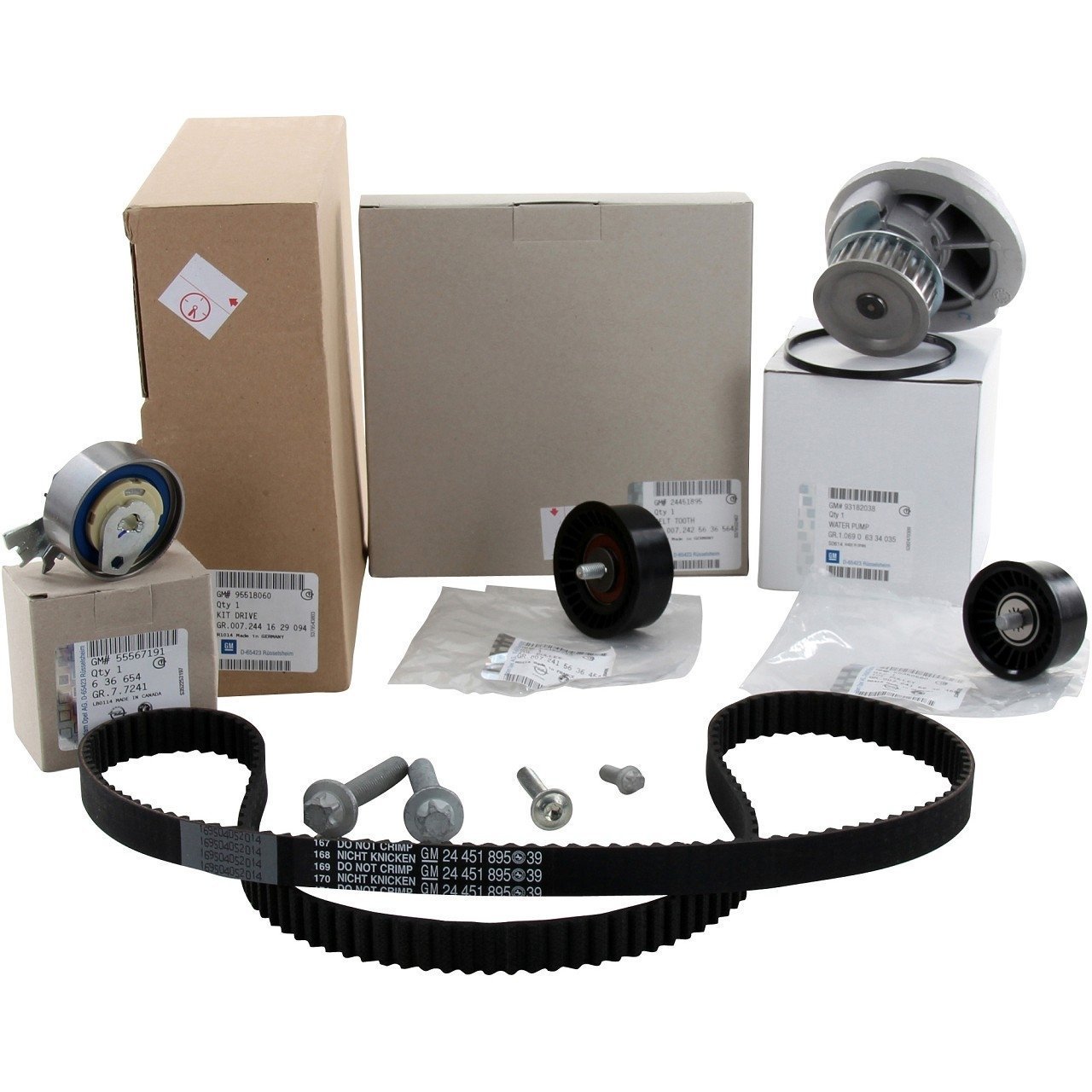 Opel Vectra B 1.6 Benzinli (Z16XE, Z18XE) (16 Valf) Benzinli Motor Triger / Devirdaim Seti Orjinal 2001-2002