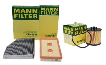 Audi A3 1.6 FSI (BLF) Motor Periyodik Bakım Seti Mann Marka C30831 - HU7126X - CUK2939