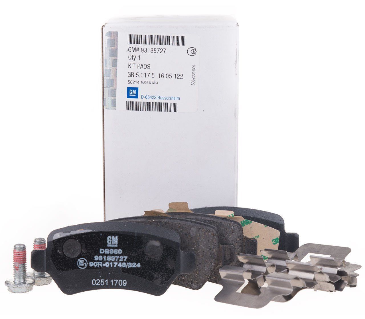 Opel Meriva A Arka Fren Balatası Takım GM 1605122