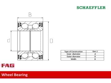 Opel Meriva A Ön Porya Bilyası FAG Marka 328980 713644080