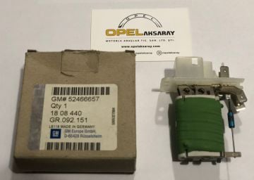 Opel Combo B Kalorifer Fan Rezistansı Orijinal GM 1808040 52466657