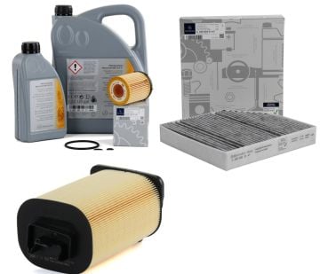 Mercedes W205 Kasa C180 Benzinli Periyodik Bakım Filtre Seti Orijinal Mercedes Marka A205835014764 - A0009899701BAA4  - A2701800109 - A2740940004 - A0009899701BAA6