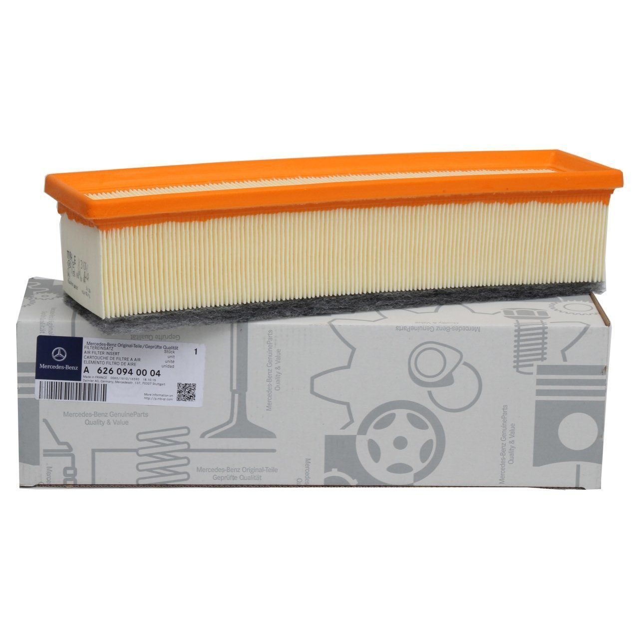 Mercedes W205 Kasa C200 D Hava Filtresi Orijinal Mercedes Marka A6260940004