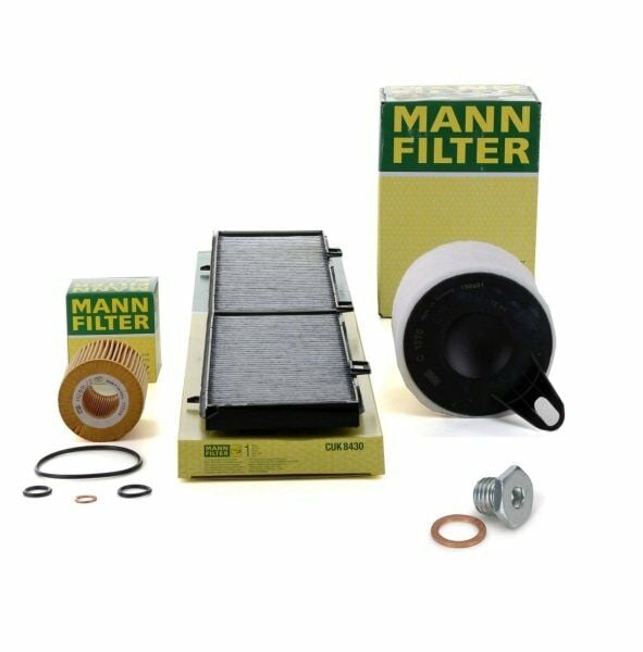 Bmw E90 316i Kasa Periyodik Bakım Filtre Seti Mann Marka Karter Tapalı CUK8430 - HU815-2x - C1361 - 30968