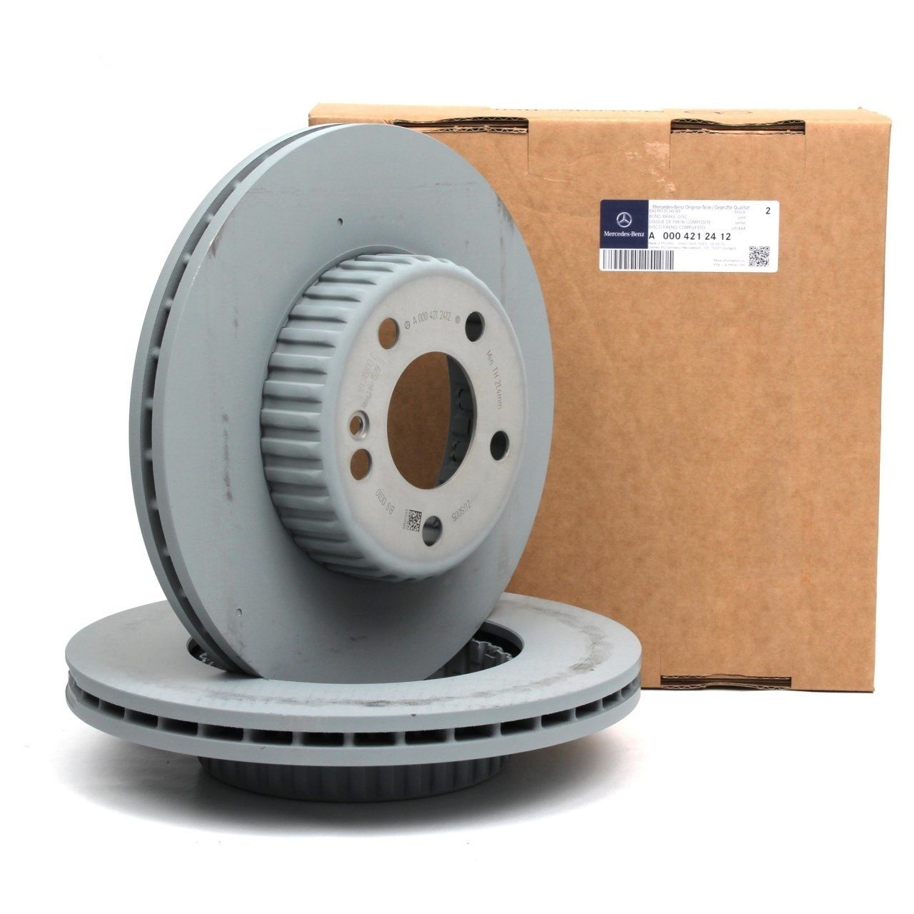 Mercedes W205 Kasa C200 Ön Fren Disk Takımı Orijinal Mercedes Marka A00042124123 - A0004212412