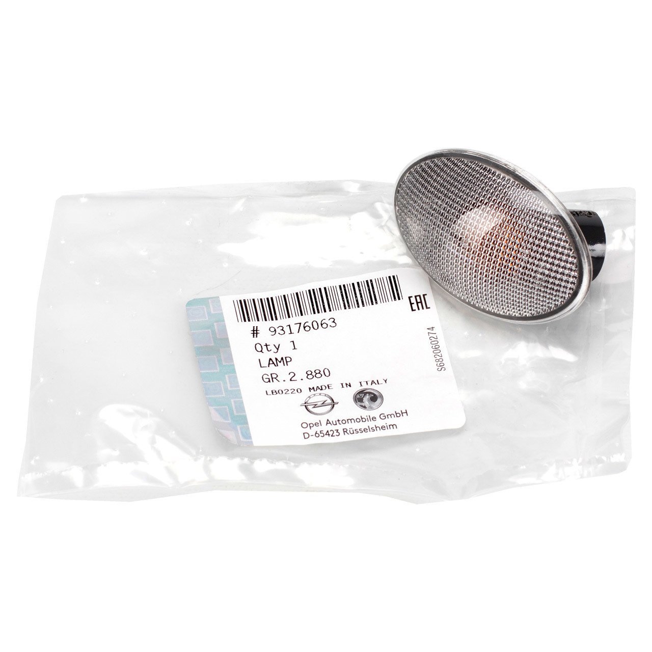 Opel Meriva Çamurluk Sinyali Beyaz GM 1713013