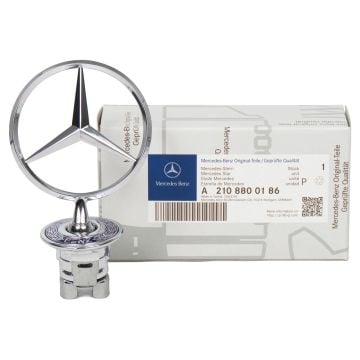 Mercedes W202 Kasa Ön Kaput Yıldızı Komple ( Arma ) Orijinal Mercedes A2108800186