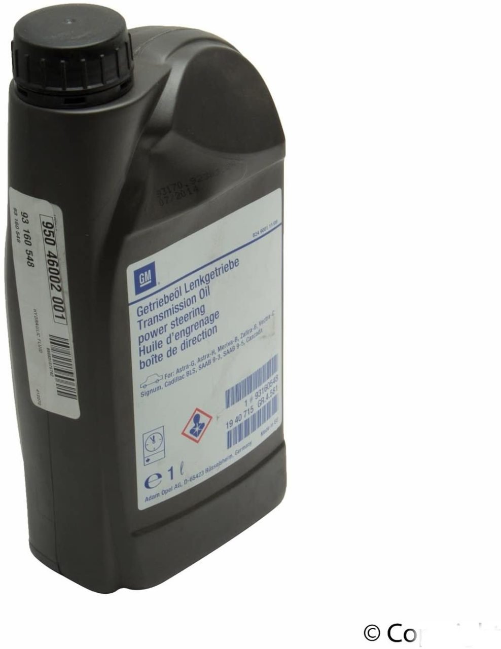 Direksiyon Yağı Yeşil 1 LT Orjinal GM 93160548