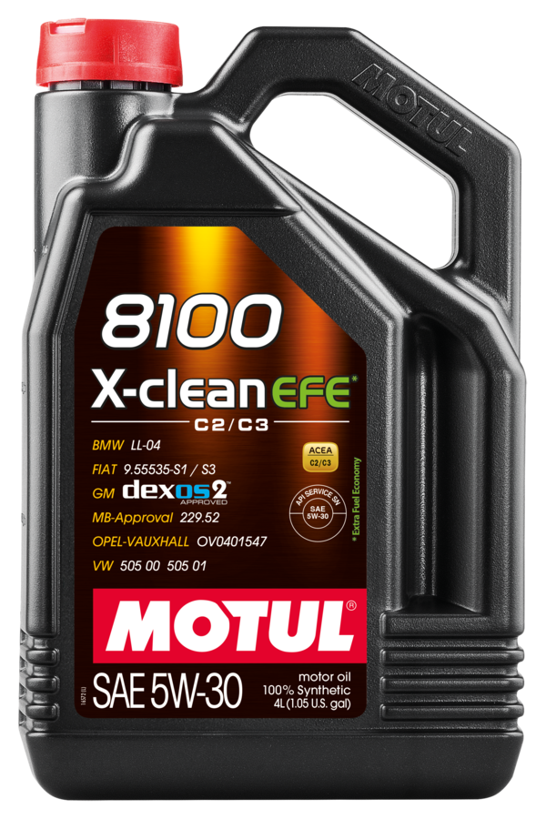 MOTUL 8100 X-Clean EFE 5W30 Dexos2 Partiküllü Motor Yağı 4LT