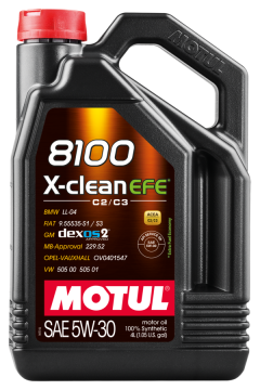 MOTUL 8100 X-Clean EFE 5W30 Dexos2 Partiküllü Motor Yağı 4LT