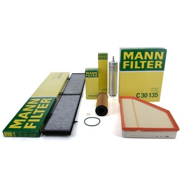 Bmw E90 Kasa 320d 2006-2009 Periyodik Bakım Filtre Seti Mann Marka C30135 - HU721-5x - WK5001 - CUK8430
