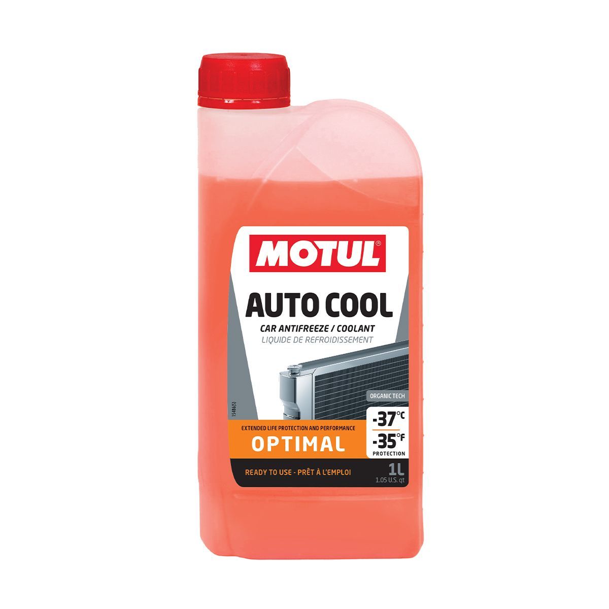 MOTUL AUTO COOL OPTIMAL -37 Kırmızı Organik Antfriz 1L