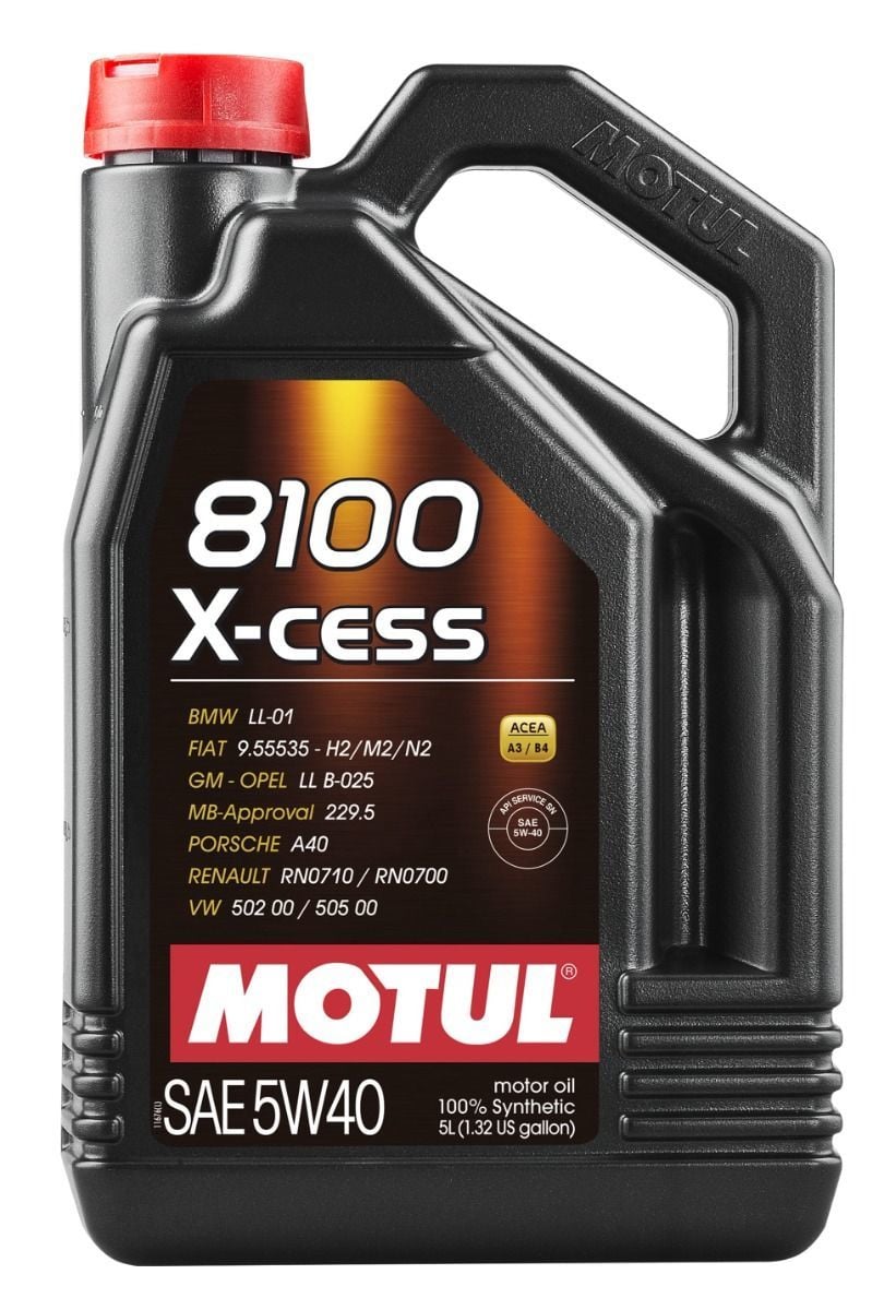 MOTUL 8100 X-CESS 5W-40 TAM SENTETİK MOTOR YAĞI 5L