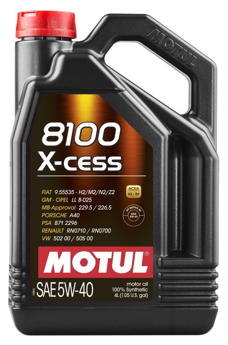 MOTUL 8100 X-CESS 5W-40 TAM SENTETİK MOTOR YAĞI 4L