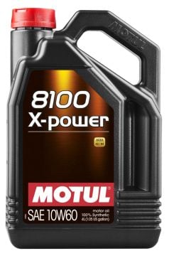 MOTUL 8100 X-POWER 10W-60 TAM SENTETİK MOTOR YAĞI 4L