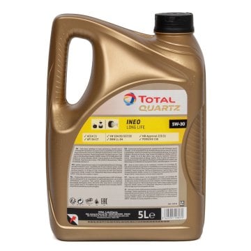Total Quartz İneo Long Life 5W30 5lt Motor Yağı Partiküllü Psa Onaylı Acea C3