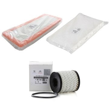 Peugeot 308 1.6 Thp Benzinli Periyodik Yağ Bakım Filtre Seti Orjinal 1444TT - 6479C2 - 9818914980