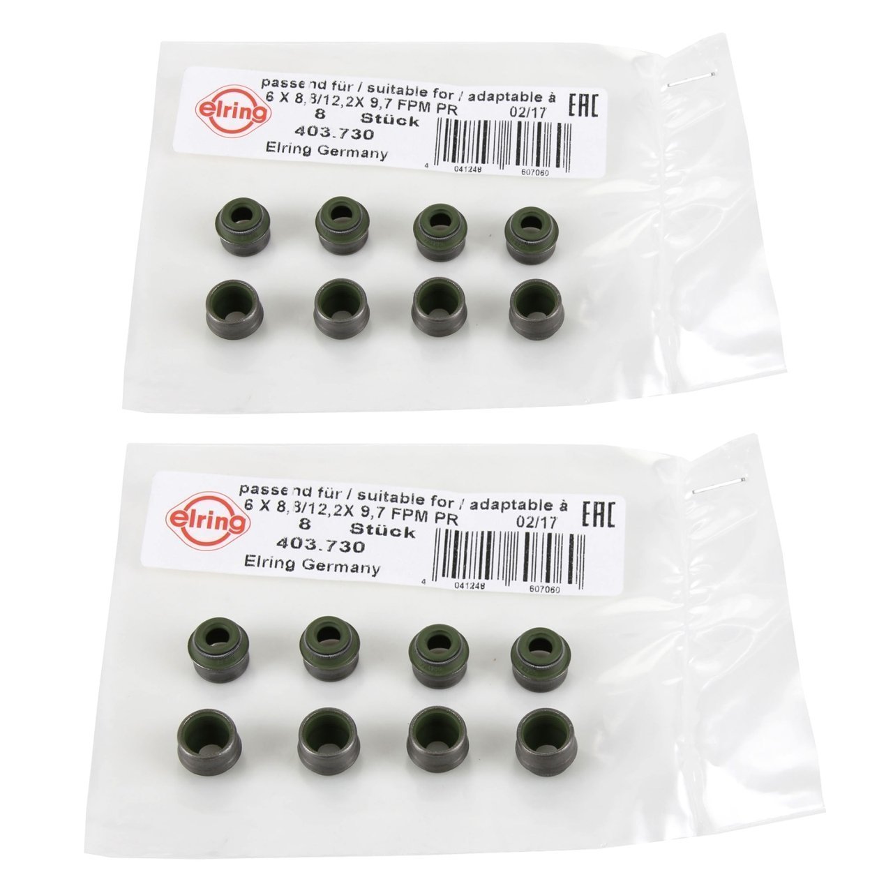 Opel Astra F 1.4/1.6/2.0 Subap Lastiği Elring Marka 16 Adet 403.730