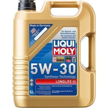 LİQUİ MOLY Long Life III 5W-30 Tam Sentetik Motor Yağı 5 Litre 504/507 20822