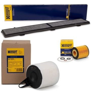 Bmw E92 Kasa 320i Periyodik Bakım Filtre Seti Hengst Marka Yağsız E1959LC - E29HD89 - E620L