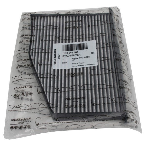 Volkswagen Golf 5 Aktif Karbonlu Polen Filtresi Orijinal 1K1819669