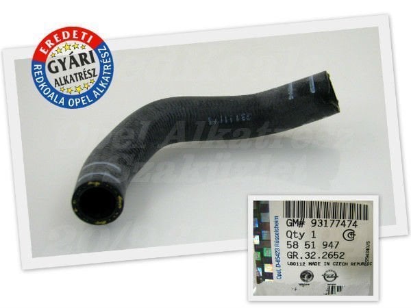 Opel Astra H 1.3 Dizel Termostat Hortumu Orjinal 5851947 / AH / 93177474