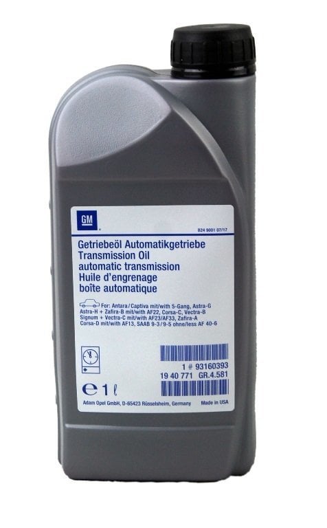 Opel Otomatik /Manuel ATF Şanzıman Yağı Orjinal 1940771
