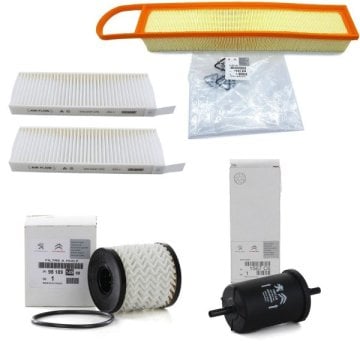 Peugeot 3008 1.6 Vti Benzinli Periyodik Yağ Bakım Filtre Seti Orjinal 1444XG - 9818914980 - 1567C6 - 6447XF