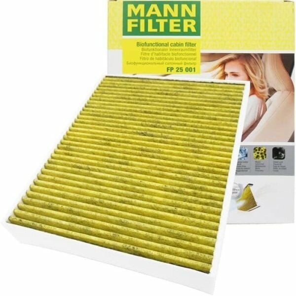 Bmw 3 Seri F30 Kasa Antibakteriyel Karbonlu Polen Filtresi Mann Marka FP25001
