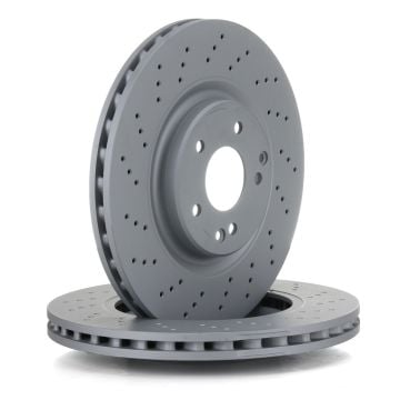 Mercedes W203 C180 Sport Ön Fren Disk Takımı Delikli Vaico Marka V30 - 80016 - 2034211312