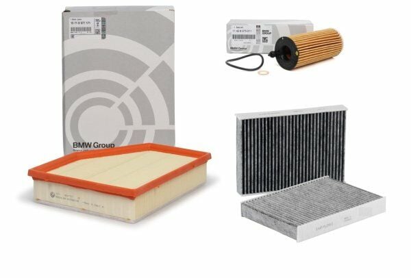 Bmw 5 Serisi G30 Kasa 520i Periyodik Bakım Filtre Seti Orjinal Bmw 64116996208 - 11428575211 - 13718577171