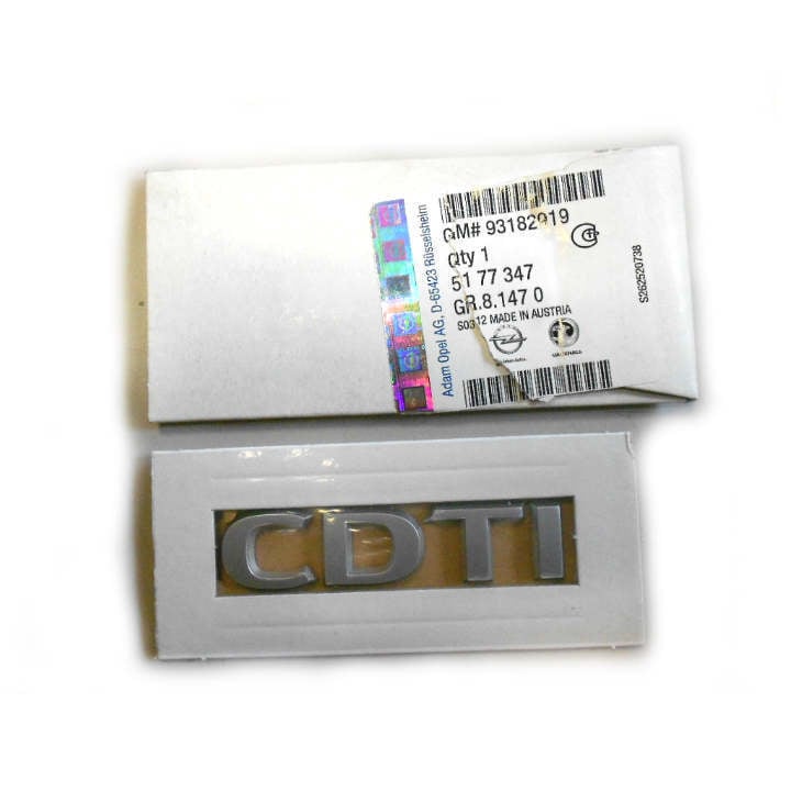 Opel Astra H CDTİ Yazı Orjinal Ürün 5177449/94719710
