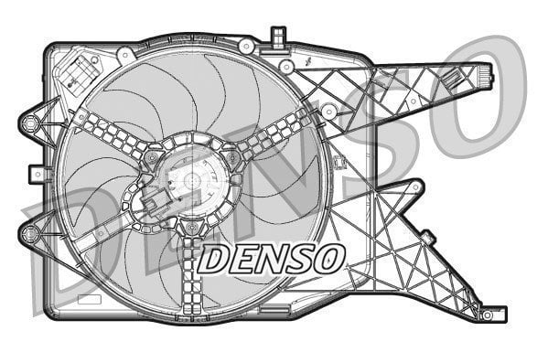 Opel Corsa D 1.3 Dizel Su Fan Motoru Komple 1341399 - 877700