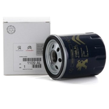 Citroen C-Elyse 1.2 1.6 Vti Benzinli Yağ Filtresi Orjinal 1109AL
