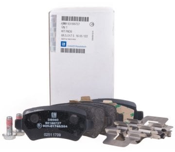 Opel Combo C Arka Fren Balatası Takım GM 1605122