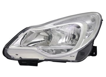 Opel Corsa D Makyajlı Kasa Ön Sol Far Valeo 2010 Model Sonrası 1216695 - 44585