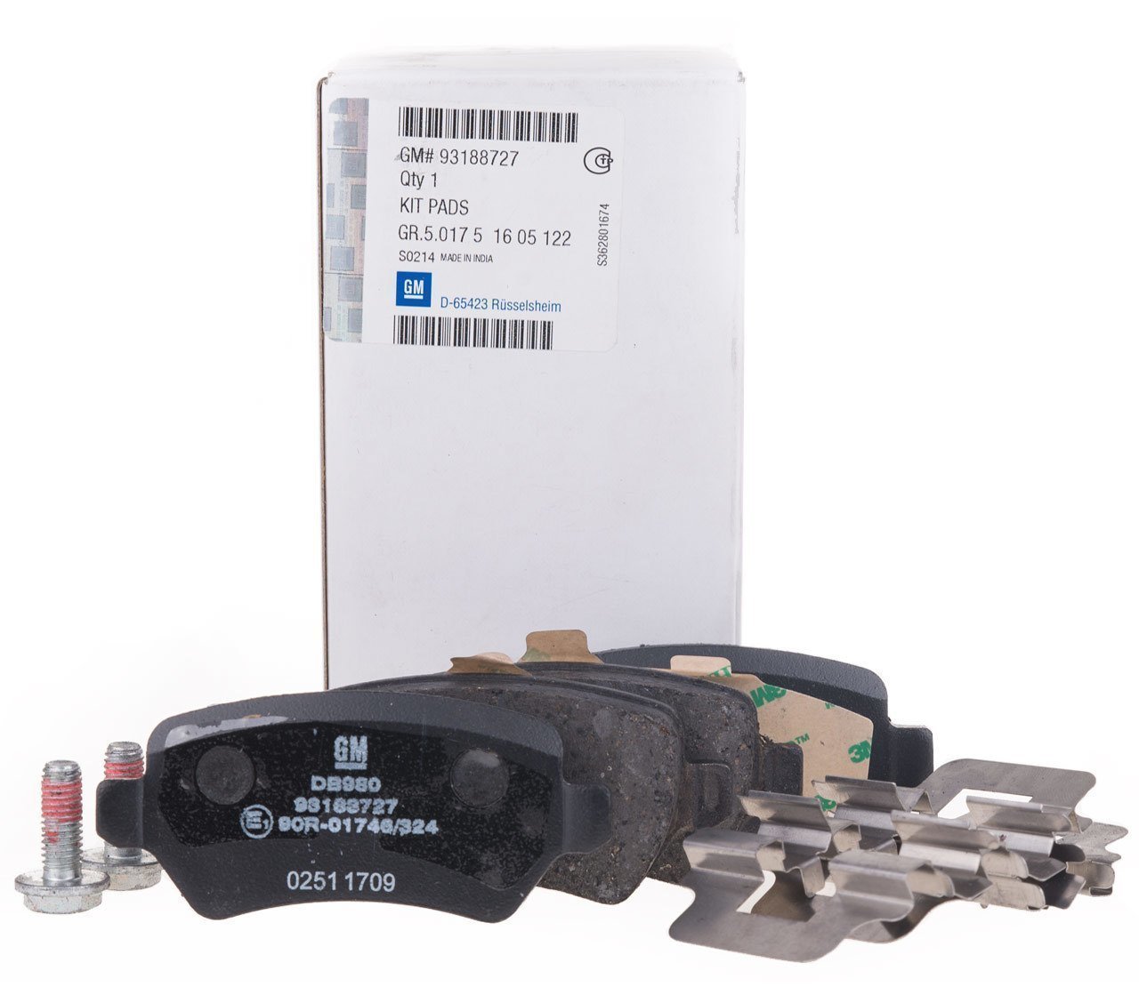 Opel Astra H Arka Fren Balatası Takım Orjinal 1605995