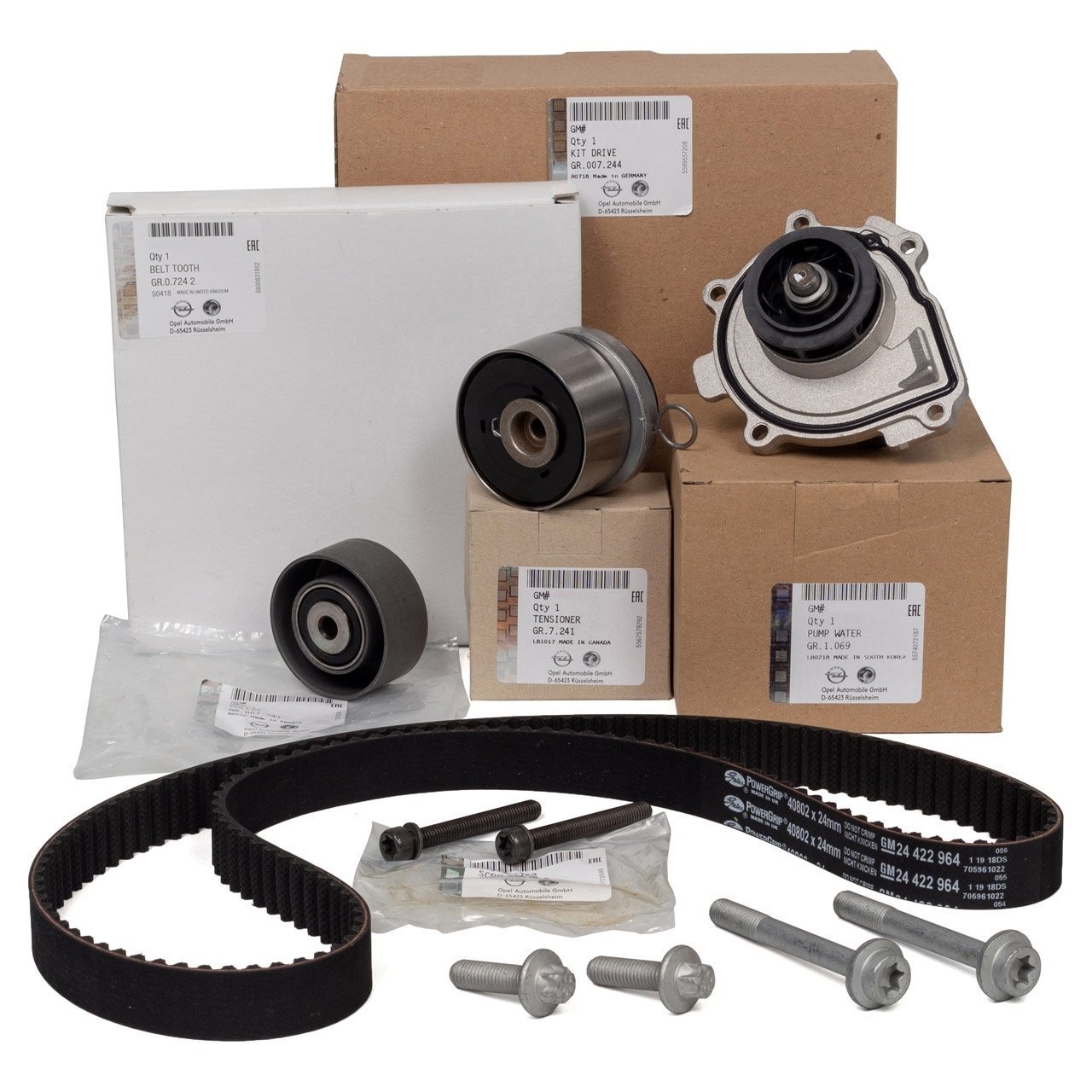 Opel Astra G 1.6 Twinport (Z16XEP) Twinport Triger Seti ve Devirdaim Orjinal 1629067